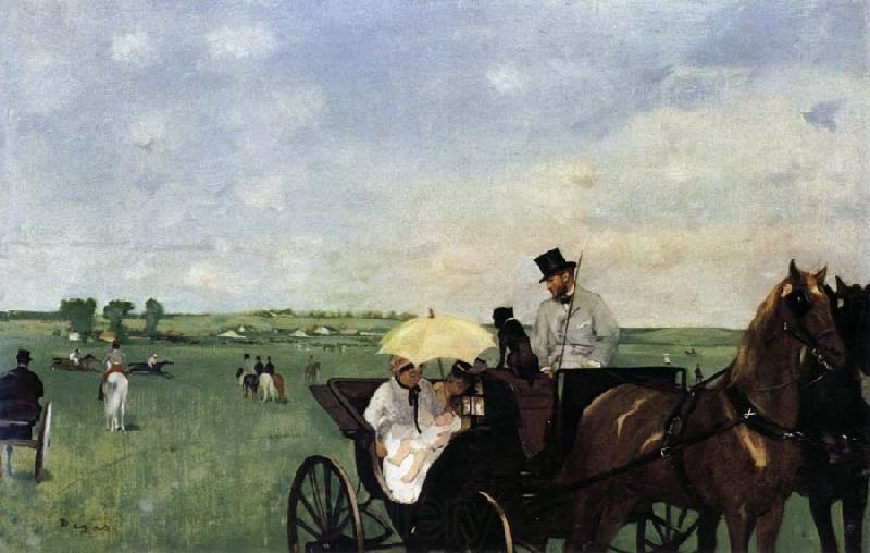 Edgar Degas Racetrack France oil painting art